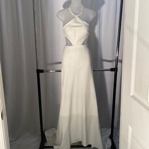Sherri Hill Size 0 Off White Gown